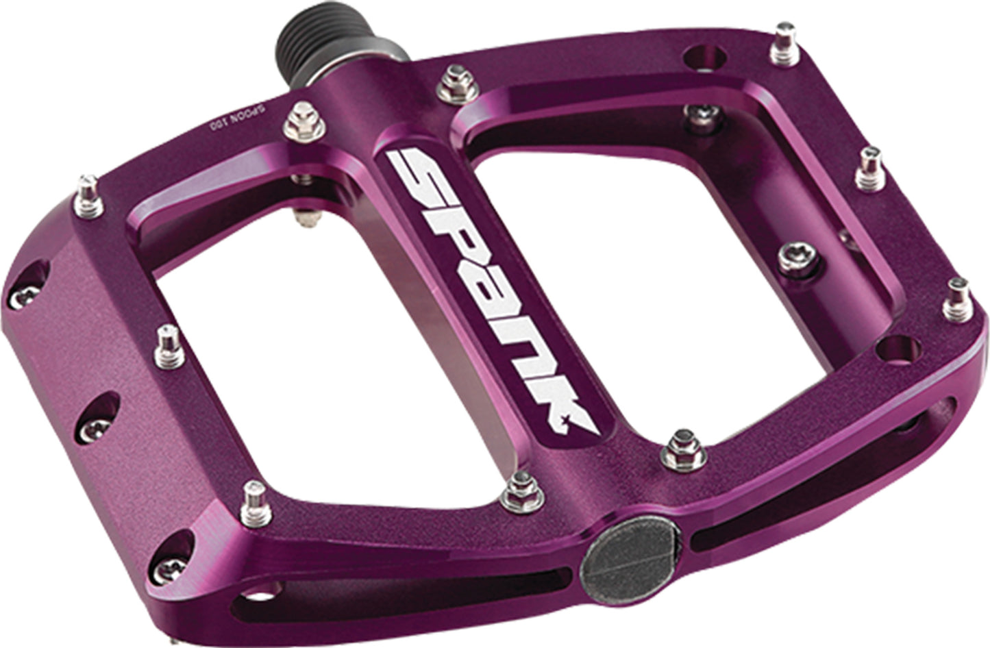 Spank Spoon 100 Alloy Flat Pedals: Purple