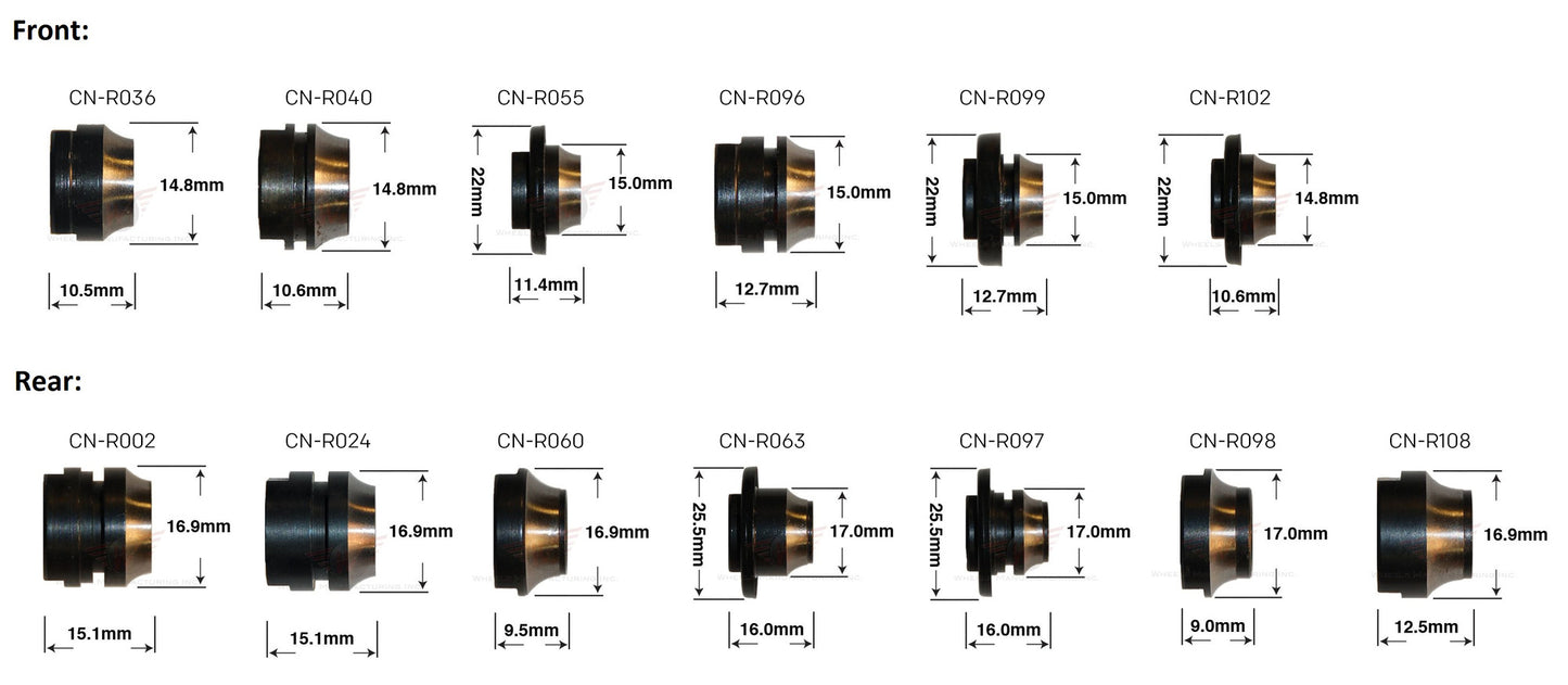 SHIMANO COMPATIBLE HUB CONE - CN-R036 (9mm)