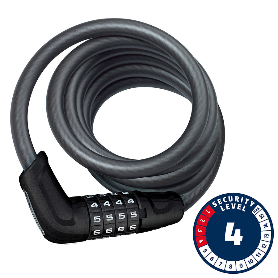 Abus Tresor 6512C Cable Lock Combo 12mm 180cm 5.9' Black