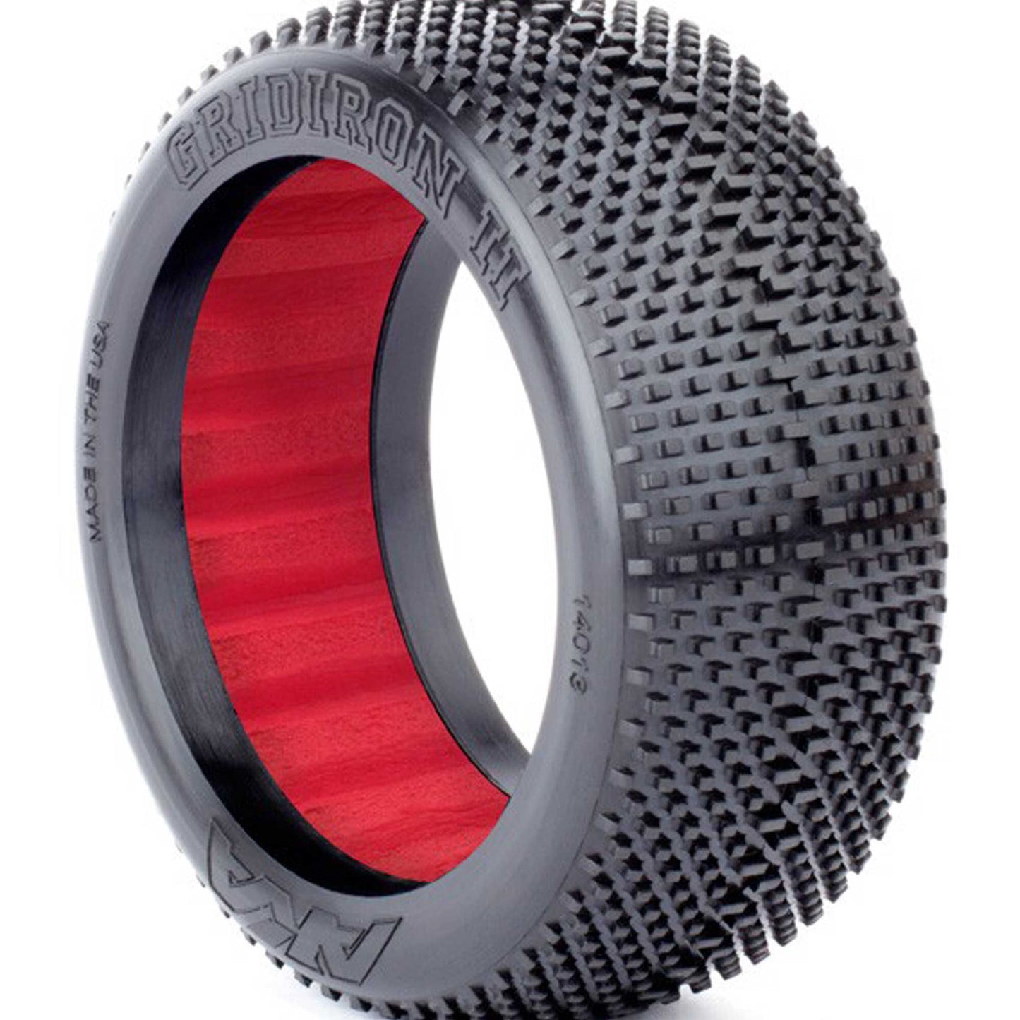 AKA GridIron II 1/8 Buggy Tires Super Soft w/Red Insert