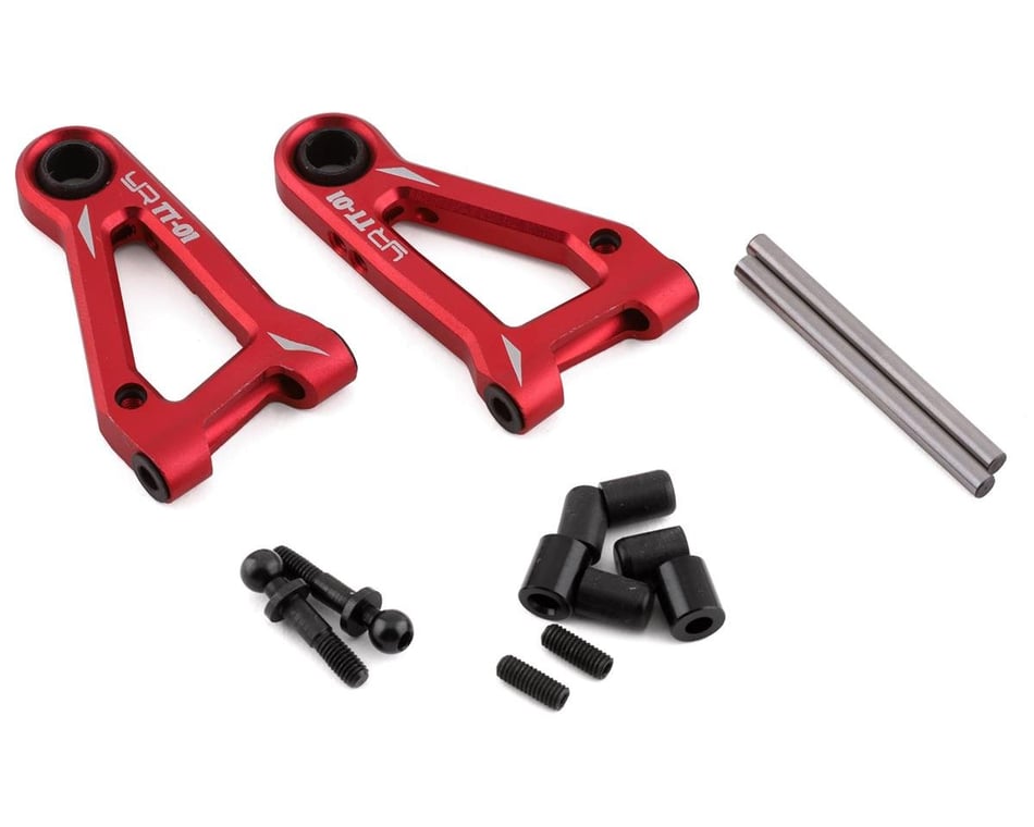 Yeah Racing Aluminum Front Lower Suspension Arm Set: TT-01/E
