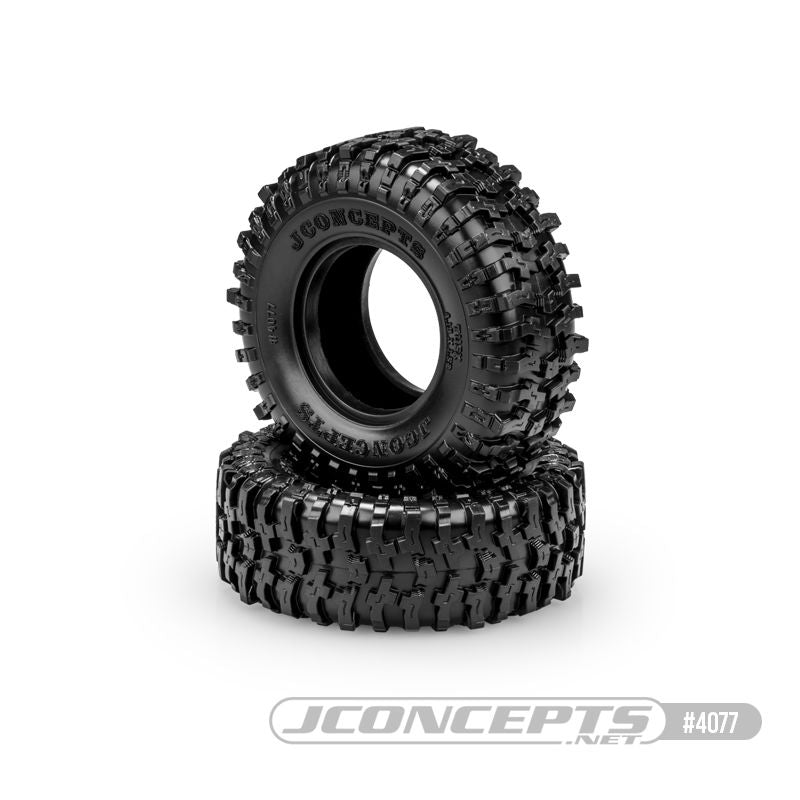JConcepts Tusk 1.9” Scale Tires: Super Soft: 4.19” OD (Green Compound)