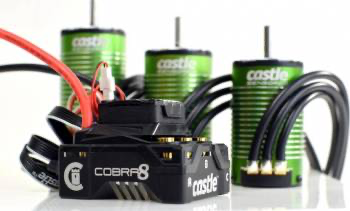 Castle Creations COBRA 8 25.2V 6S ESC w/1512- 1800KV Combo