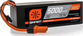 Spektrum G1 3S 11.1V 5000mah 50C Lipo Battery: iC3