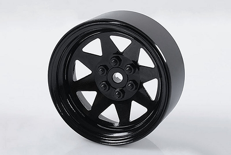RC4WD 2.2” 6 Lug Wagon Stamped Steel Beadlock Wheels: Black (4)