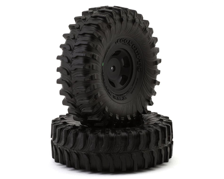 JConcepts The Hold 1.0” Green Compound Premounted Glide 5 Wheel: 63mm OD