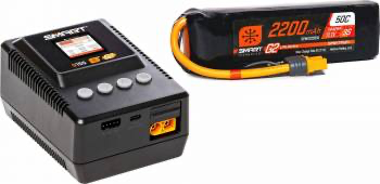 Spektrum G2 3S 50C 2200mah Powerstage Air Bundle w/S155 Charger