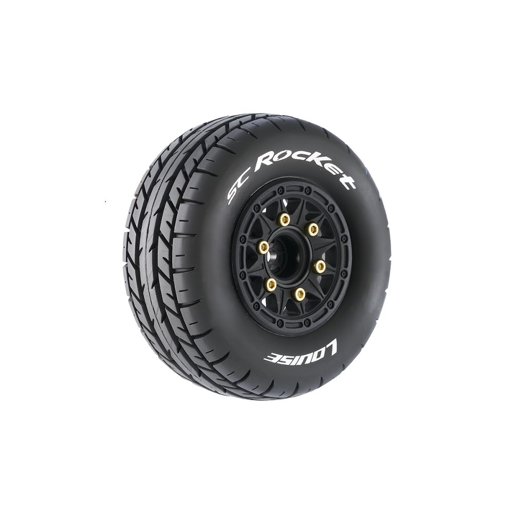 Louise RC SC Rocket 1/10 Short Course Tires: 12/14/17mm Removable Hex