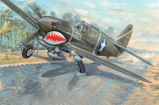 Trumpeter 1/32 P-40F War Hawk Aircraft Model Kit