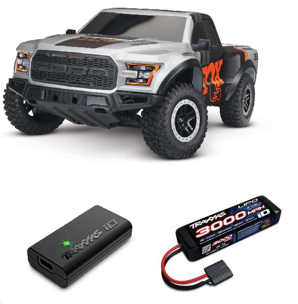 Traxxas Slash 2WD Raptor 1/10 BL-2S EHD Short Course Truck: RTR (FOX)