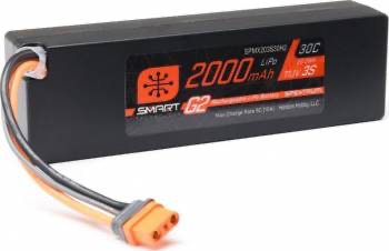 Spektrum Smart G2 2000mah 3S 11.1v Lipo Battery: iC2