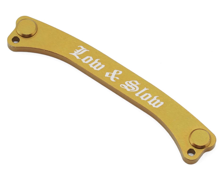 STRC CNC Aluminum Front Upper Suspension Arm Brace: Redcat Lowrider (Gold)