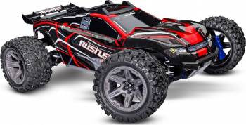 Traxxas Rustler 4x4 1/10 BL-2s Brushless Stadium Truck RTR w/No Batt/Charger (Red)