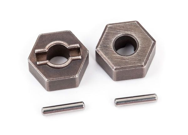 Traxxas Steel Hex Wheel Hubs w/Axle Pins: 12mm