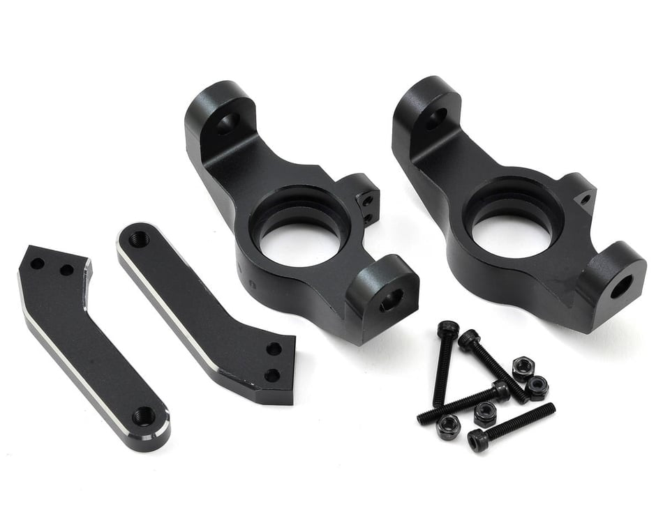 Losi Aluminum Front Spindle Set: MTXL (Black)