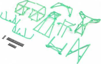 Losi Complete Green Cage Set: LMT (Grave Digger)
