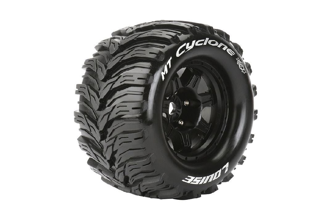 Louise RC 3.8” Cyclone MT 1/8: Black 1/2 Offset (17mm)