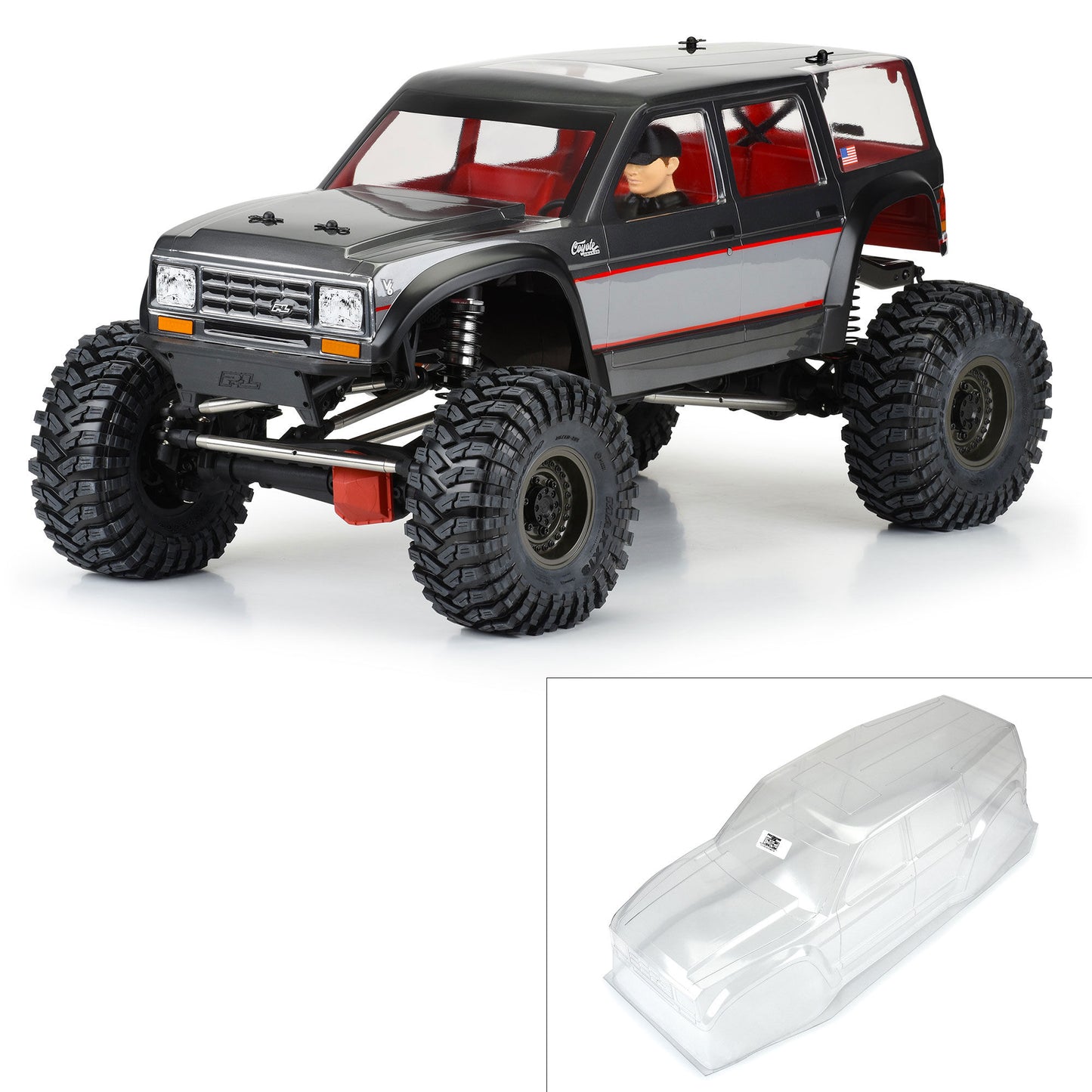 Pro-Line 1/6 Coyote Grande Crawler Clear Body: SCX6