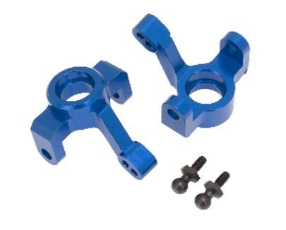 Hobby Details Aluminum Front Steering Knuckle: 1/18 Teton (Blue)