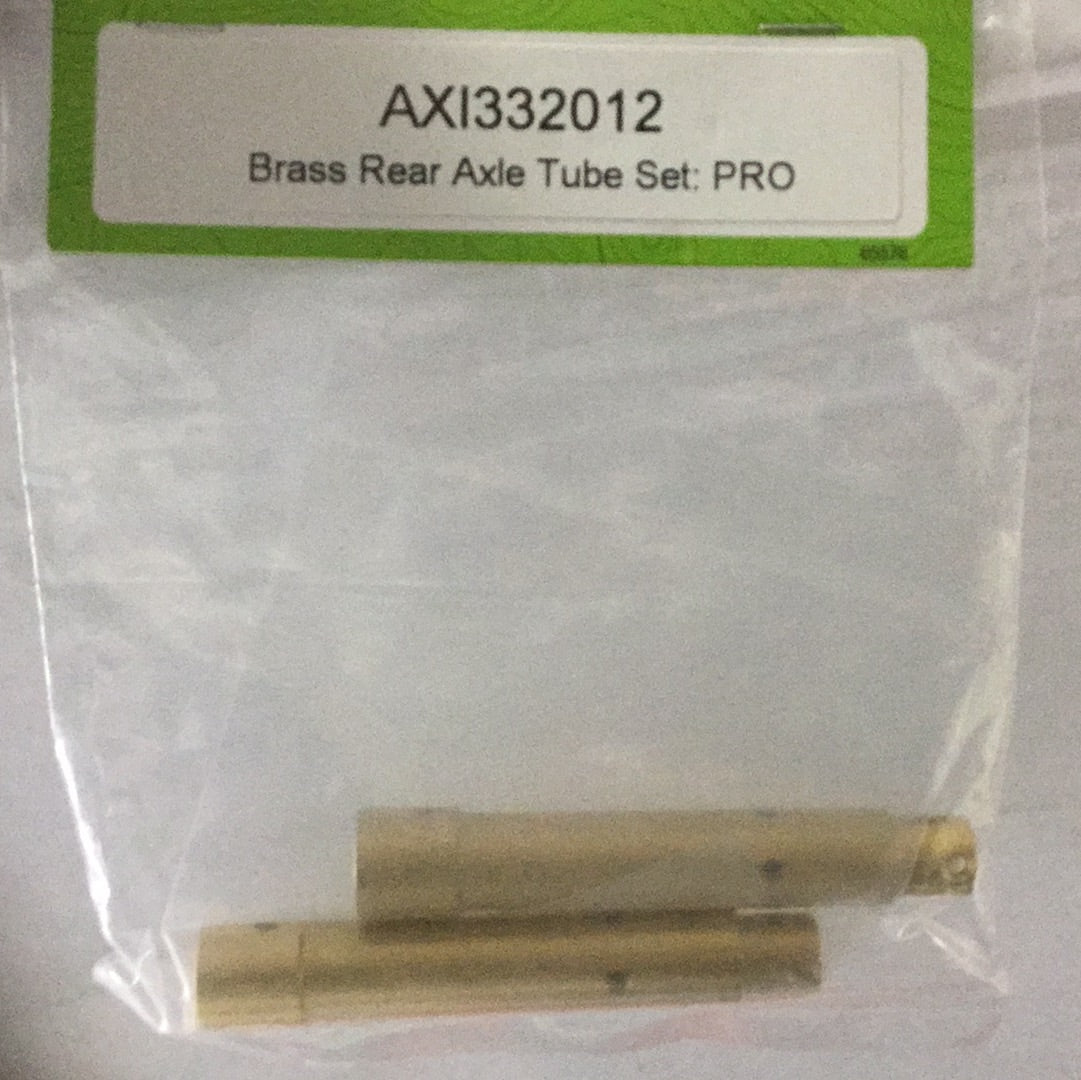 Axial Brass Rear Axle Tube Set: SCX10PRO