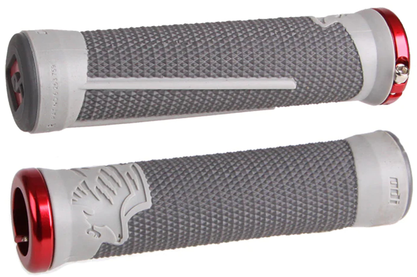ODI AG2 V2.1 LOCK-ON GRIPS - GRAPHITE/GREY/RED