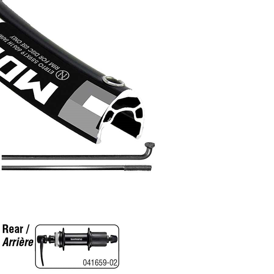 Wheel Shop Rear Wheel 27.5” MD19 32H Rear