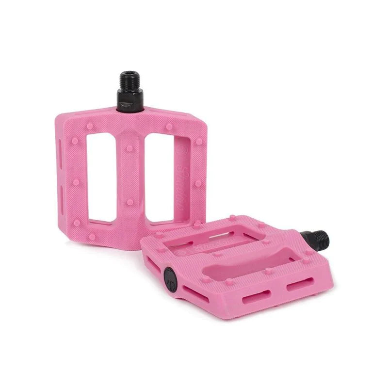 Shadow Surface Plastic Pedal - (Double Bubble Pink)