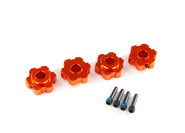 Traxxas Aluminium Wheel Hex Hubs: MAXX (Orange)