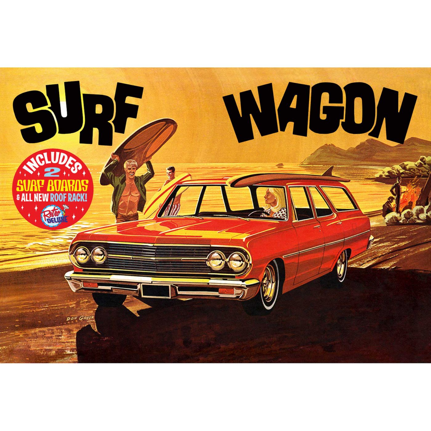 AMT 1/25 1965 Chevelle Surf Wagon Model Kit