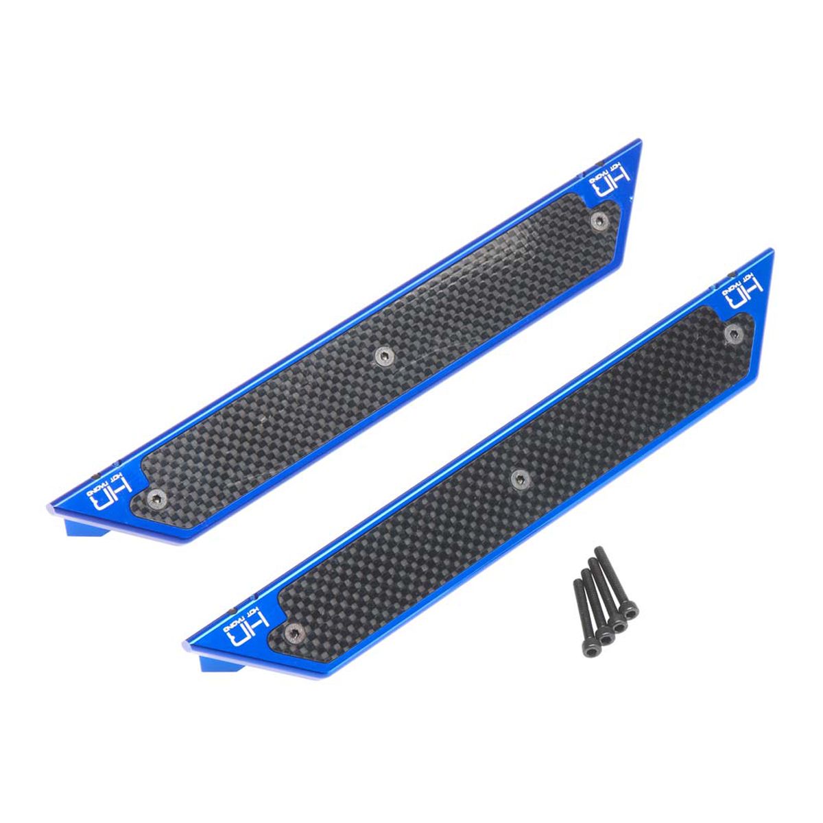 Hot Racing Aluminum and Carbon Fibre Side Step Running Boards: X Maxx