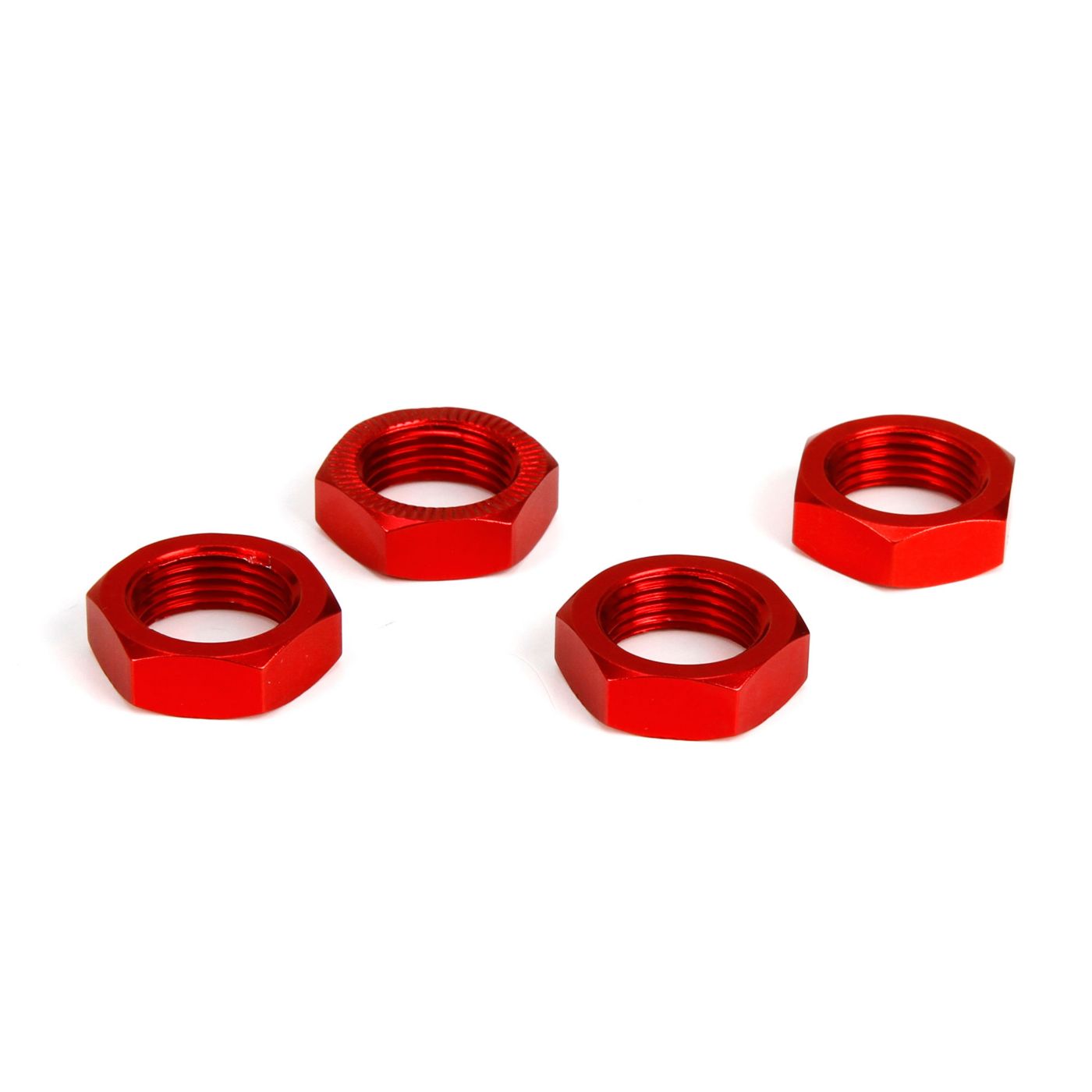Losi Serrated Wheel Nuts: DBXL 4WD (Red)