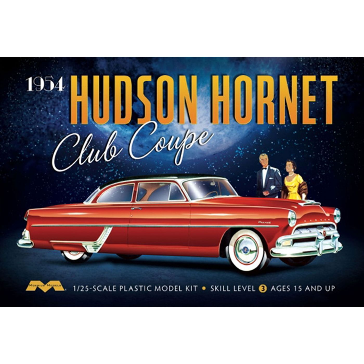 Moebius 1/25 1984 Hudson Hornet Coupe Model Kit