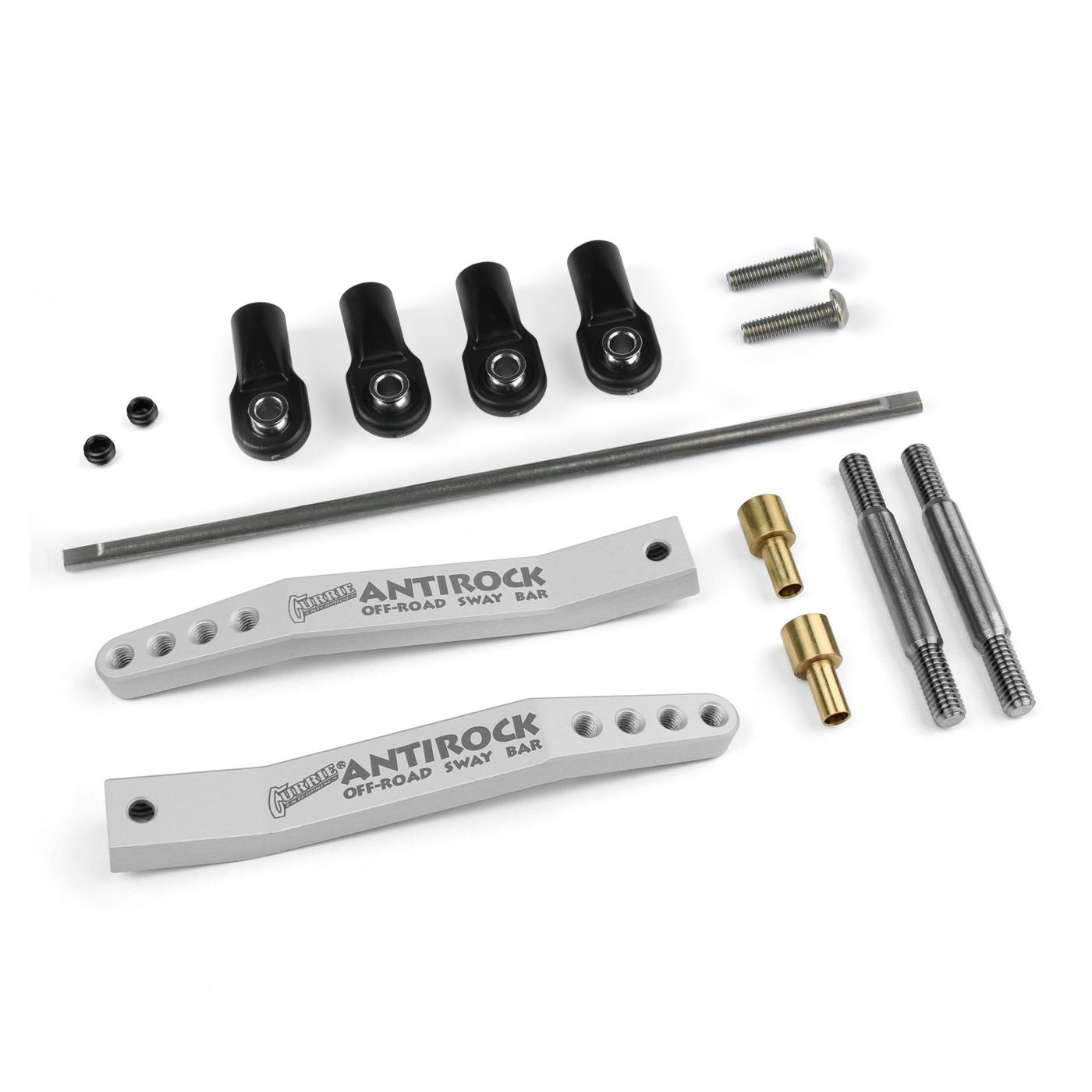 Vanquish Currie Antirock Sway Bar V2: Yeti (Clear Anodized)