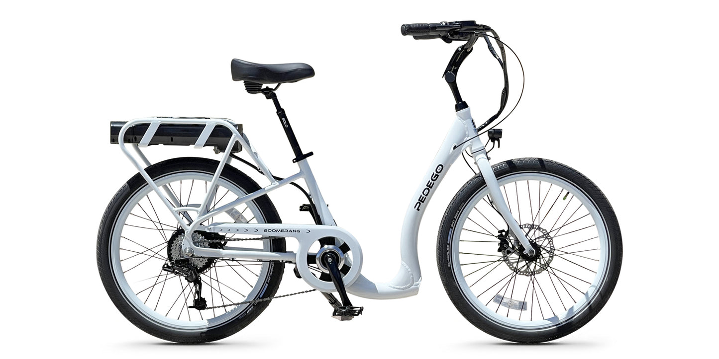 Pedego Boomarang 24” P749 17Ah (White) 52V