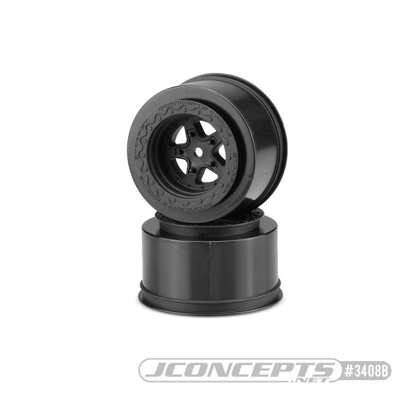 JConcepts Starfish Mambo 2.2/3.0” Rear Drag Wheel: 12mm (Black)