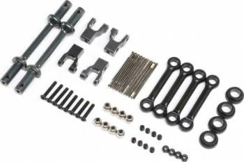Losi Front and Rear Sway Bar Set: LMT