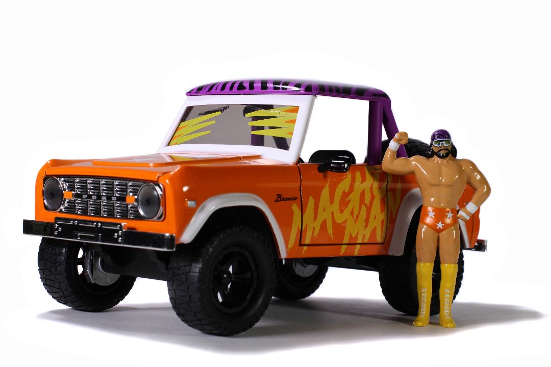 Jada ‘Hollywood Rides’ 1/24 1973 Ford Bronco w/Randy Savage