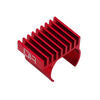 Hot Racing Nine Fin Motor Heat Sink: SCX24 (Red)