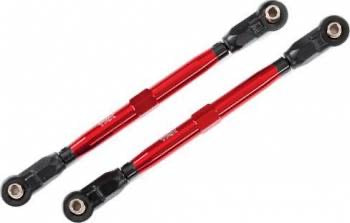 Traxxas Anodized Toe Links 6061-T6 Aluminum: WideMAXX (Red)