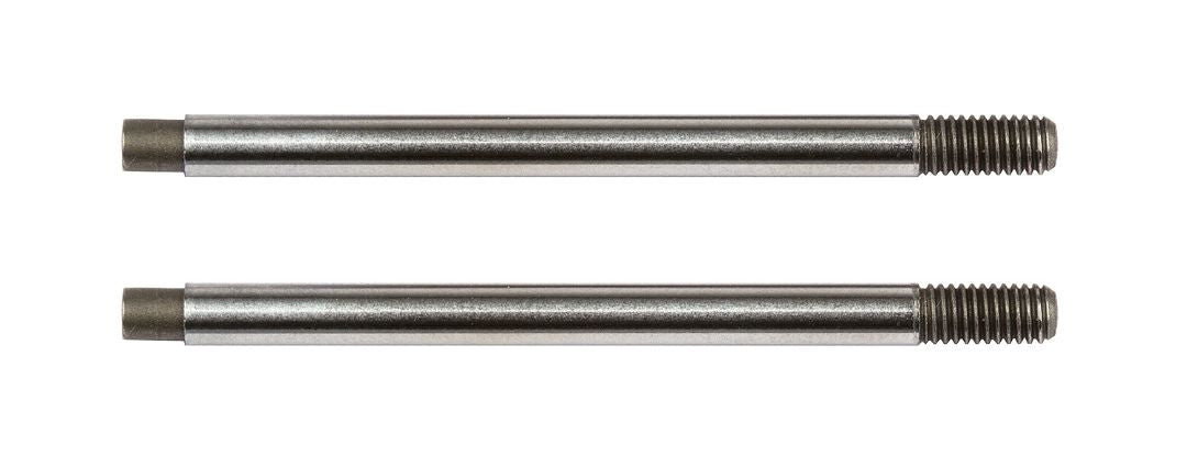 Team Associated FT V2 Chrome Shock Shafts: 3x24mm