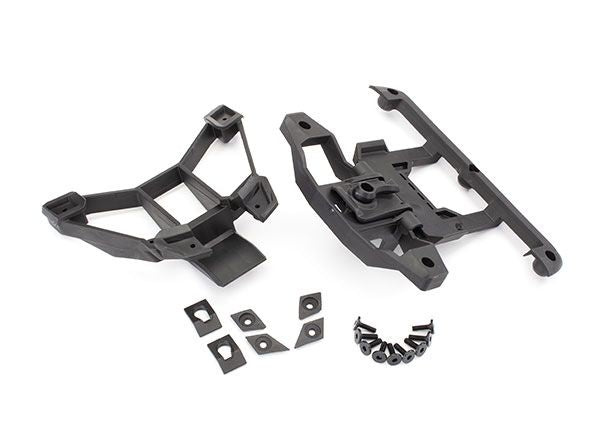 Traxxas Front And Rear Body Mounts: E-Revo VXL