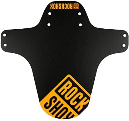 Rock Shox Mountain Bike Fender (Black/Neon Orange)