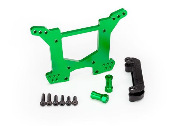 Traxxas Rear Shock Tower Aluminum 7075-T6: Green