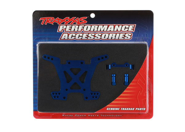 Traxxas Rear Shock Tower Aluminium 7075-T6: Blue