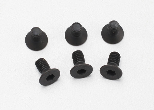 Traxxas Countersunk Machine Screws: M2.5x8mm (6)