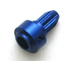 STRC Aluminum Front Center Shaft Drive Hub (Blue) Traxxas Slash 4x4