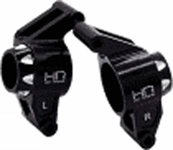Hot Racing Aluminum Rear Stub Axle Carriers: MAXX