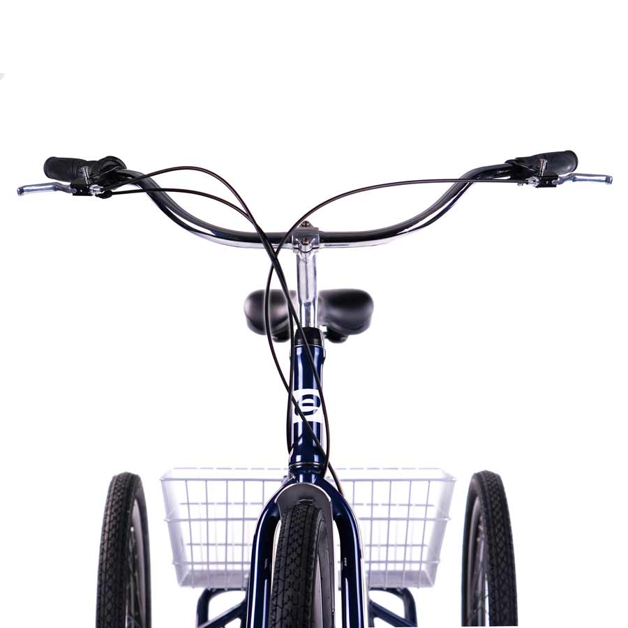 EVO Bikes Latitude Adult Tricycle Navy Folding