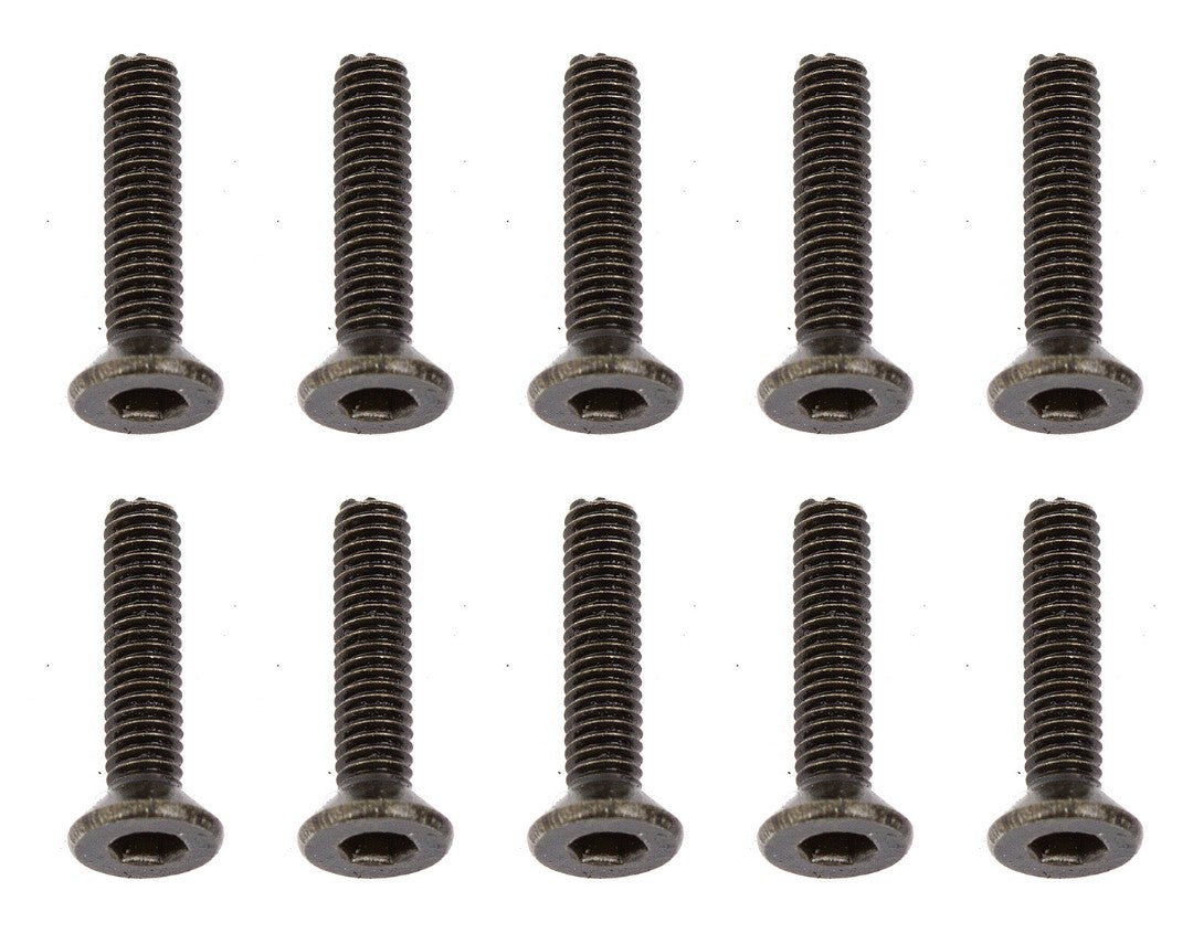 Team Associated Flat Head Countersunk Screws:M2.5x12mm