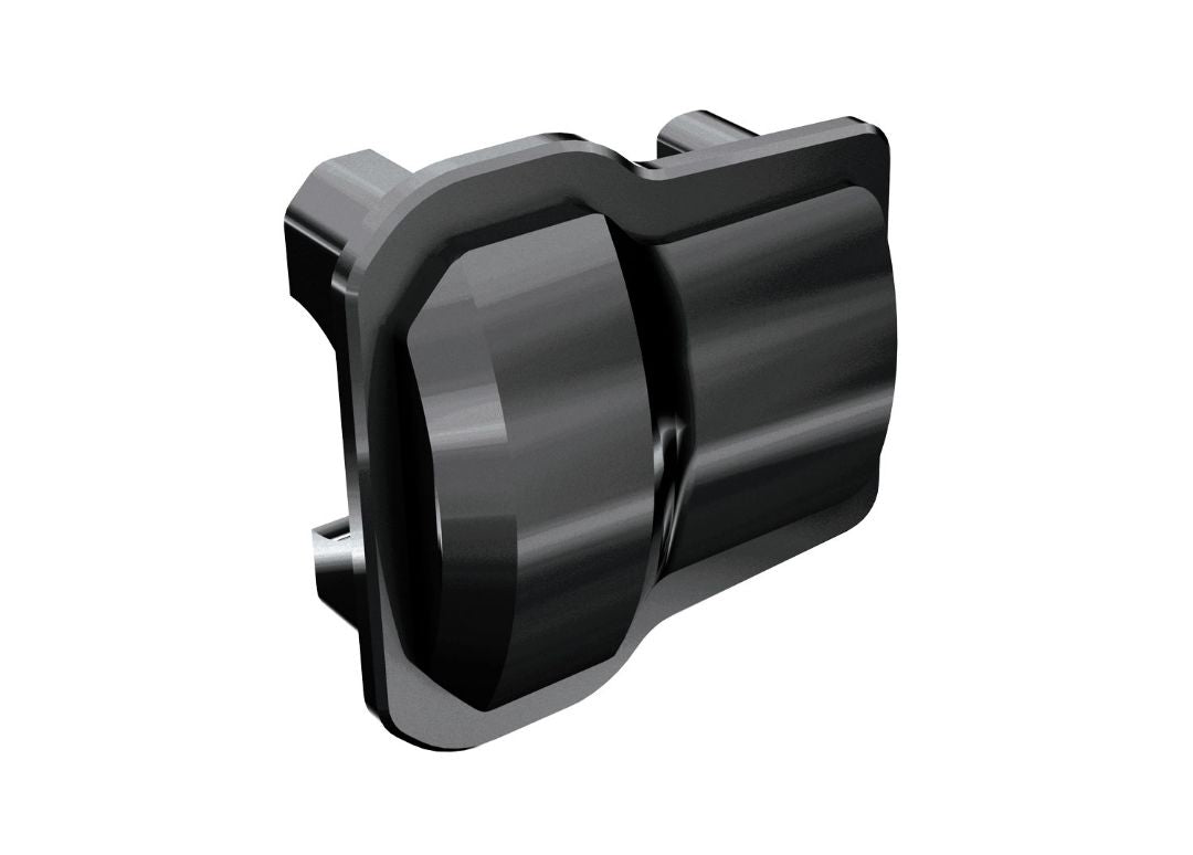 Traxxas Front And Rear Diff Cover: TRX-4M (Black Chrome)